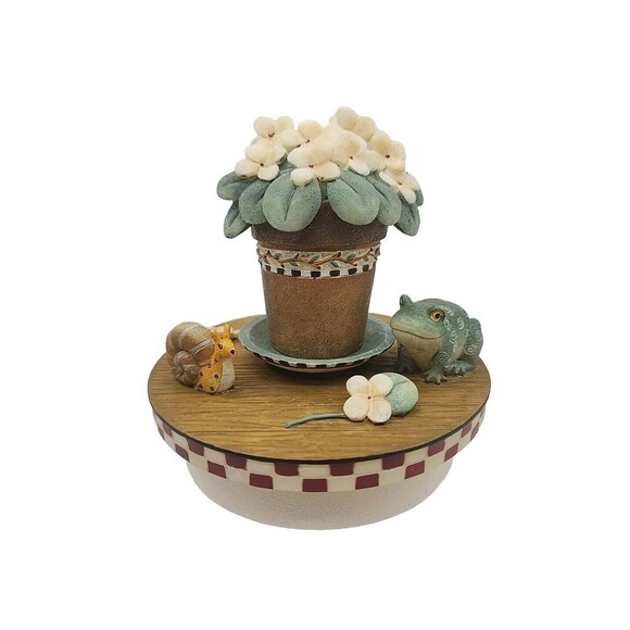 Debbie Mumm Candle Topper Oh Happy Day #8035 Our America Series Open Box - Picture 2 of 12